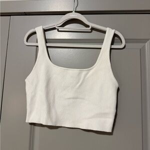 House of Harlow cropped sweater tank